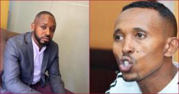 Boniface Mwangi and Nyali MP Mohammed Ali.